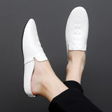 Eleganza - Men's Blue Crocodile Embossed Leather Loafers - Ashour Shoes
