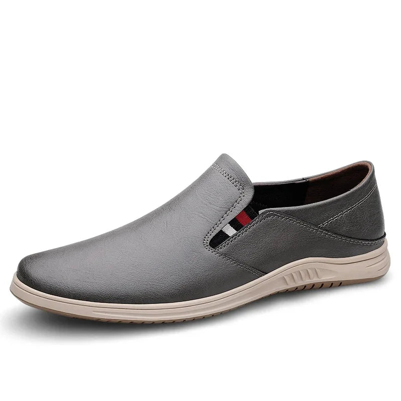 Comodo - Men's Genuine Leather Casual Slip-On Loafers - Ashour Shoes