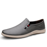 Comodo - Men's Genuine Leather Casual Slip-On Loafers - Ashour Shoes