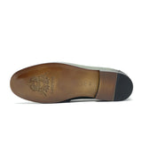 Smeraldo - Men's Luxury Green Embossed Leather Slip-On Loafers - Ashour Shoes