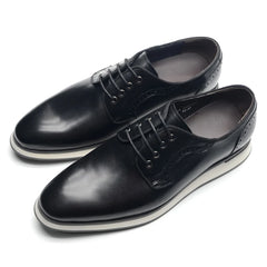 Grylo 2 - Derby dress leather sneakers shoes for men - Ashour Shoes