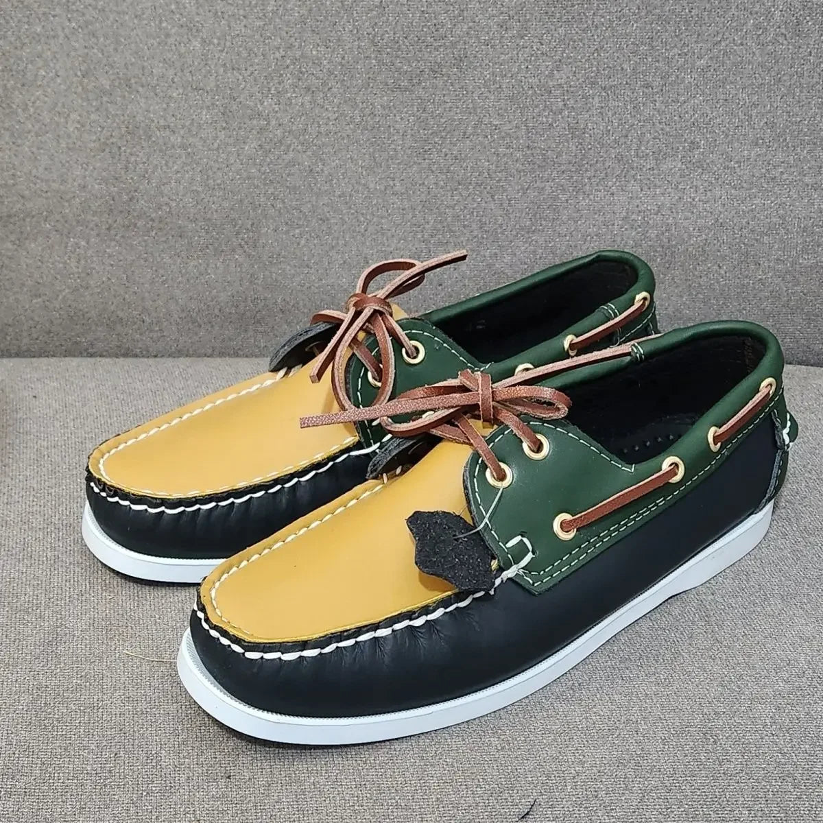 Nautico - Men's Handsewn Genuine Leather Boat Shoes - Ashour Shoes