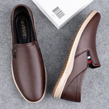 Comodo - Men's Genuine Leather Casual Slip-On Loafers - Ashour Shoes