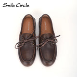 Lerana - Genuine Leather Boat Shoes for Women. Classic Moccasin for Everyday Comfort - Ashour Shoes