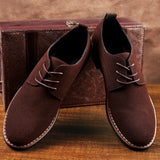 Nobile3 - Men's Classic Faux Suede Oxford Dress Shoes - Ashour Shoes