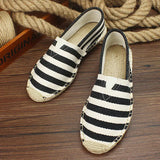 Estivo - Unisex Casual Slip-On Hemp Canvas Espadrille Flats - Ashour Shoes