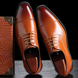 Zinar - Classic Modern Oxford Lace Dress Shoes - Ashour Shoes