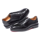 Maestro - Men's Elegant Burnished Leather Derby Dress Shoes - Ashour Shoes