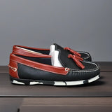 Vero - Men's Genuine Leather Tassel Loafers Moccasins - Ashour Shoes