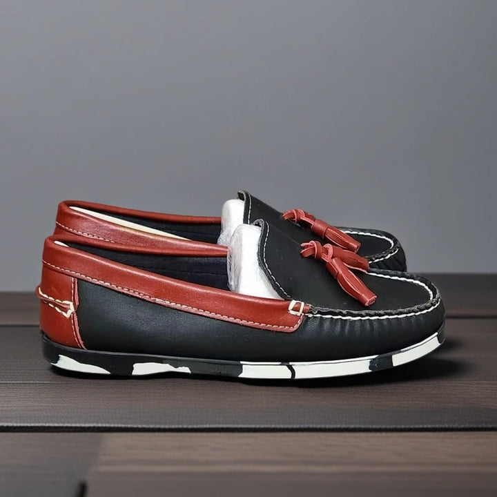 Vero - Men's Genuine Leather Tassel Loafers Moccasins