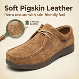 Artigiano - Men's Casual Pig Suede Lace-Up Moccasin Loafers - Ashour Shoes