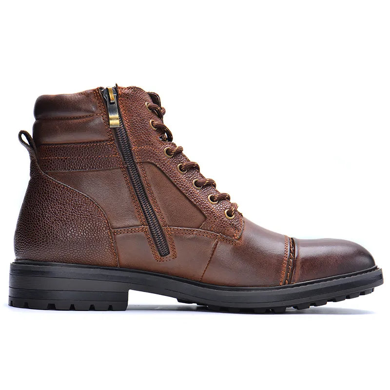 HEID - High Quality Leather High Top men's Boots - Ashour Shoes