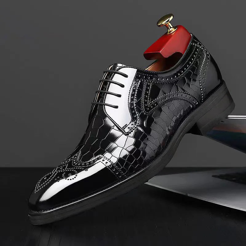 Strello - affordable derby brogue dress shoes for men - Ashour Shoes