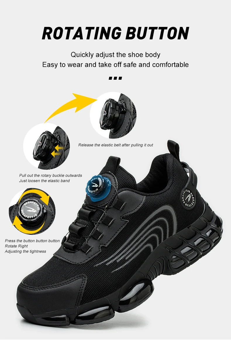 Forge - Puncture-Resistant Safety Shoes/Sneakers steel toe - Ashour Shoes