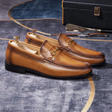 Raffinato - Men's Luxury Genuine Leather Bit Loafers - Ashour Shoes