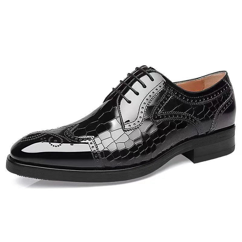 Strello - affordable derby brogue dress shoes for men - Ashour Shoes