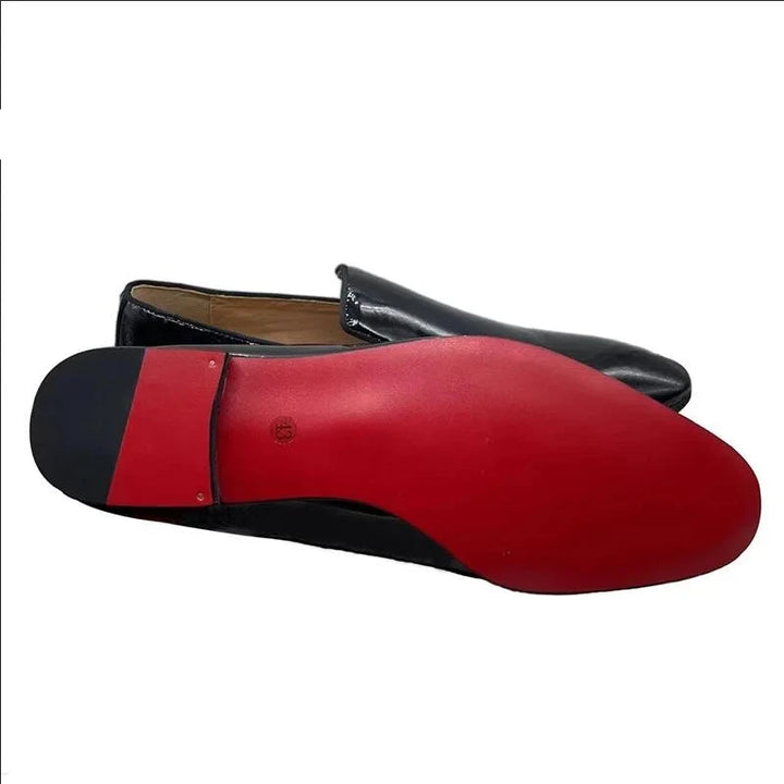 Rossi X1 - Handmade red bottom sole leather tassel loafers for men - Ashour Shoes