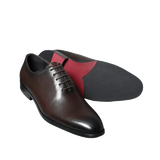 Rosso C1 - A classic red bottom oxford leather shoes for men (whole cut) - Ashour Shoes