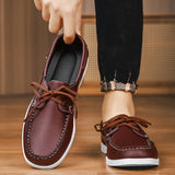 Marea - Men's Comfortable Leather Boat Shoes & Driving Moccasins - Ashour Shoes