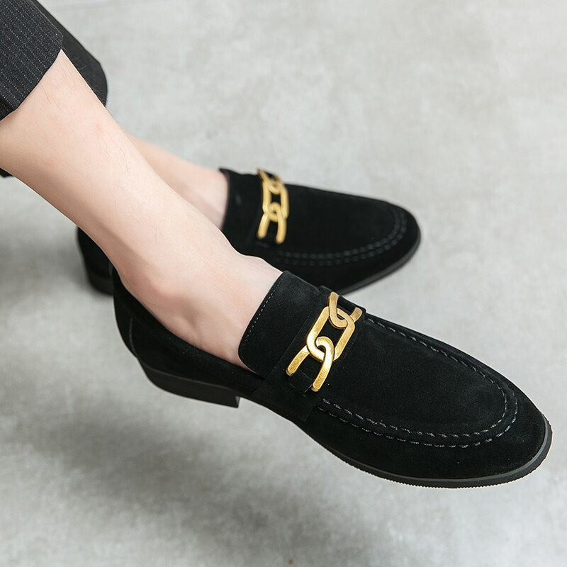 The Roveleto - Italian Fashion style Leather Loafers For Men - Ashour Shoes