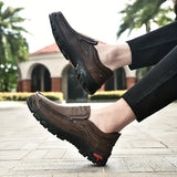 Robusto - Men's Casual Leather Outdoor Walking Loafers - Ashour Shoes