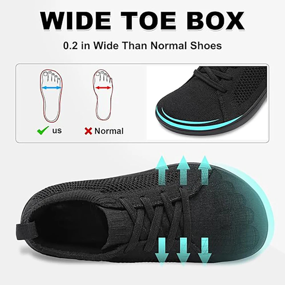 Svelto - Unisex Lightweight Breathable Minimalist Walking & Running Shoes