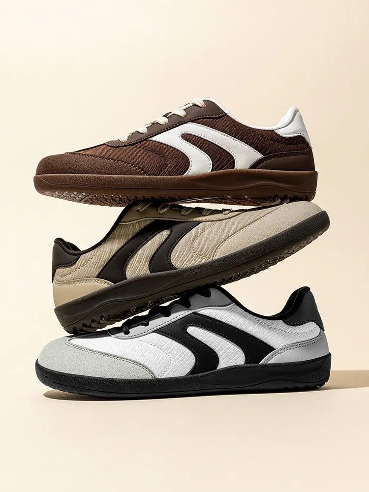 Agile - Unisex Barefoot Minimalist Wide Toe Lace-Up Sneakers - Ashour Shoes
