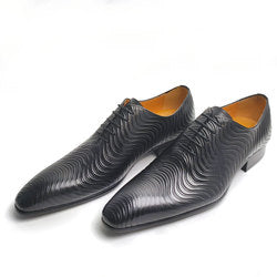 l'onda 2 - Luxury men's oxford dress shoes (big sizes US14) - Ashour Shoes