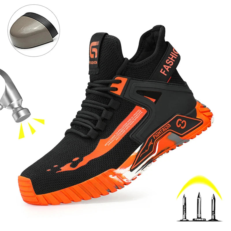 Forge 3 – Steel Toe Anti-Smash & anti puncture Safety Work Shoes - Ashour Shoes