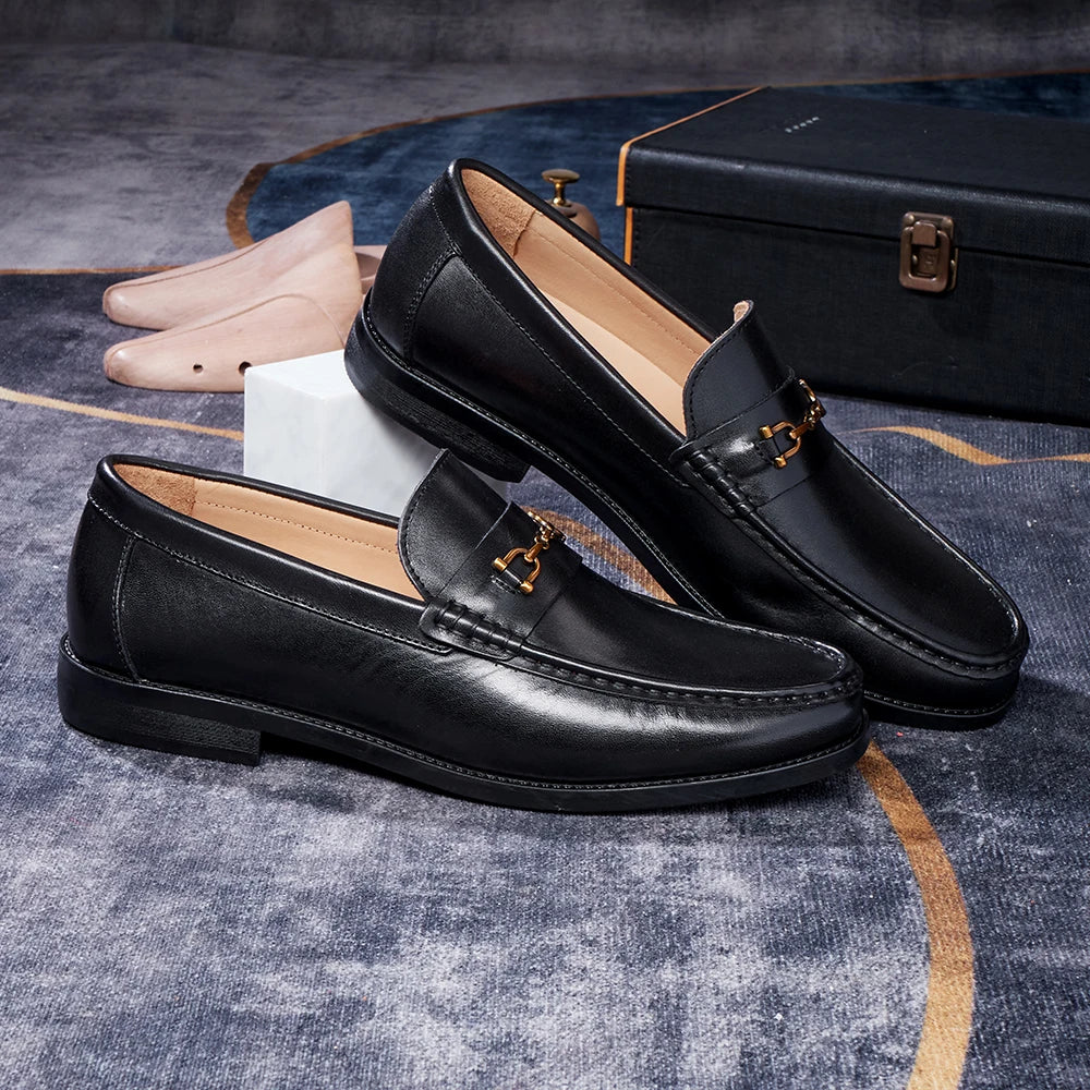 Raffinato - Men's Luxury Genuine Leather Bit Loafers - Ashour Shoes