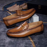 Raffinato - Men's Luxury Genuine Leather Bit Loafers - Ashour Shoes