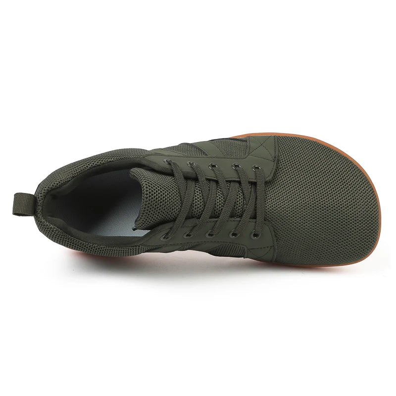 Agile - Men's Olive Green Barefoot Minimalist Zero Drop Sneakers