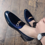 il lusso C - Italian style patent leather loafers for men - Ashour Shoes