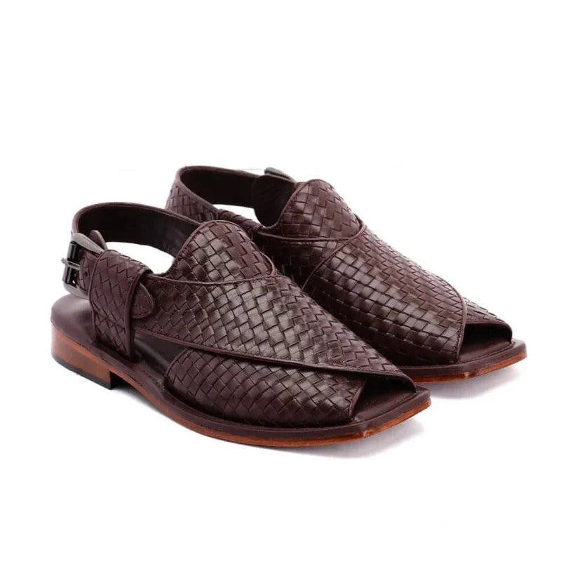 Jab - Peshawari chappals leather sandals for men - Ashour Shoes