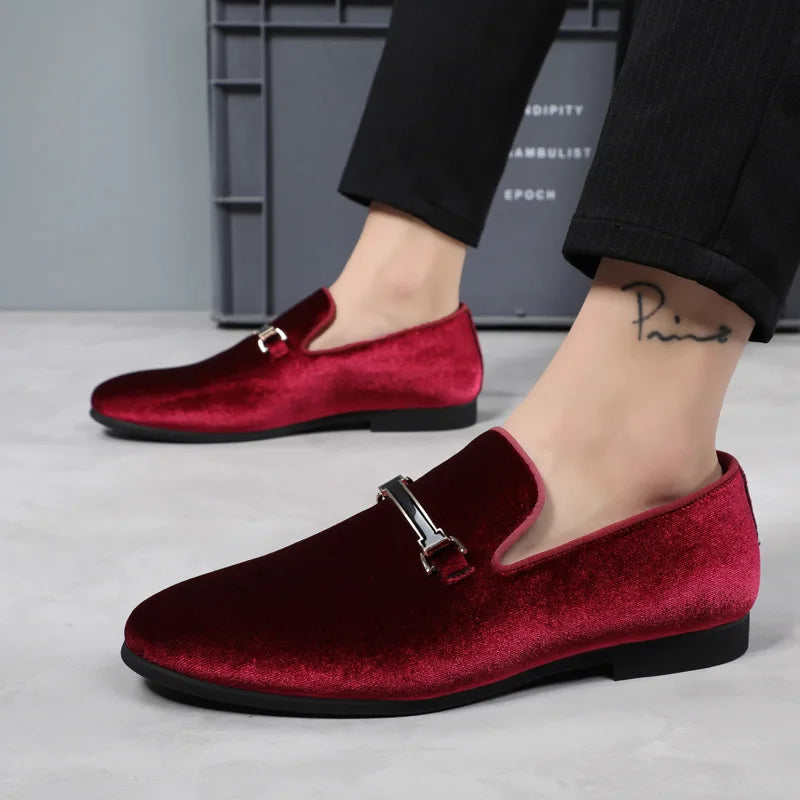 Raymi - Stylish suede leather loafers for men