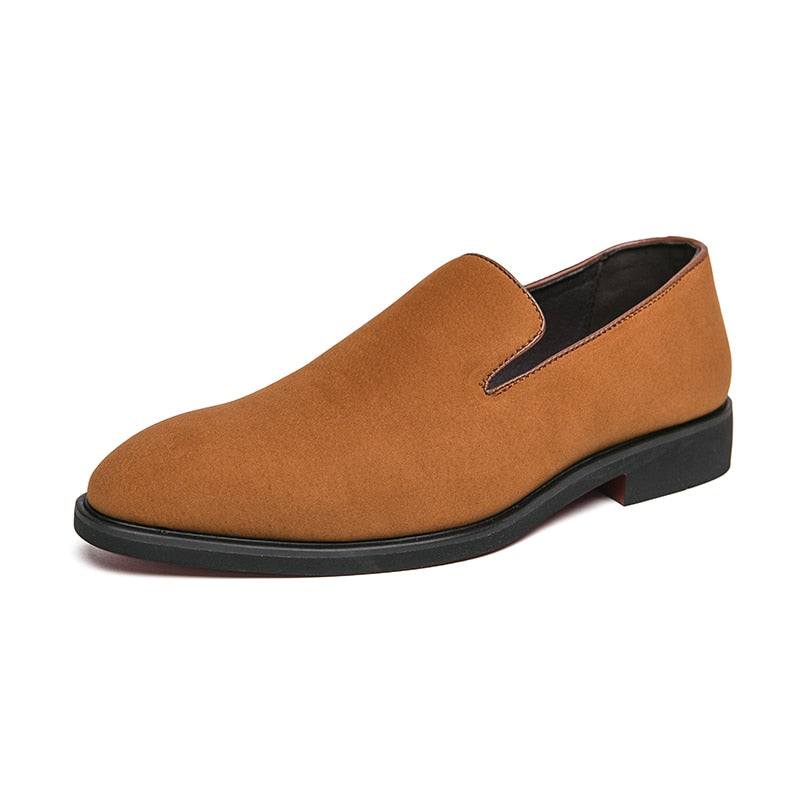 The rossi S2 - Red Bottom Dandelion Men's Leather Loafers