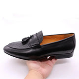 Maestro - Men's Hand-Painted Genuine Leather Tassel Loafers - Ashour Shoes