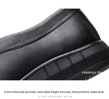 Libero - Hands free Lightweight slip-On Men's Leather Shoes - Ashour Shoes