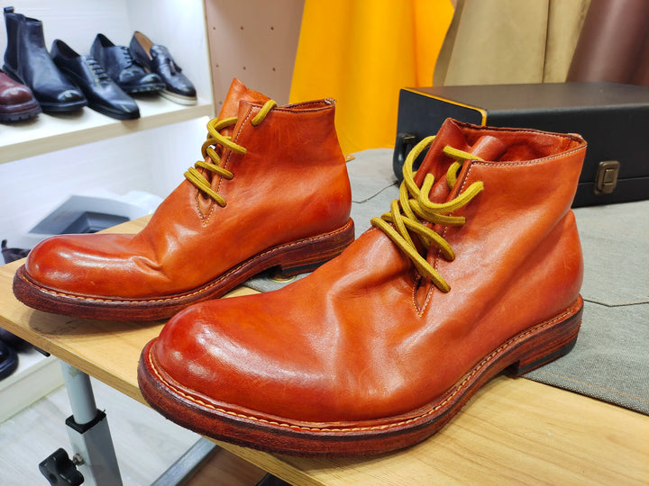 Artigiano - Men's British Style Handmade Calf Leather Chukka Boots