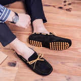 Navero – Men’s Suede Leather Boat Shoes – Driving Loafers - Ashour Shoes