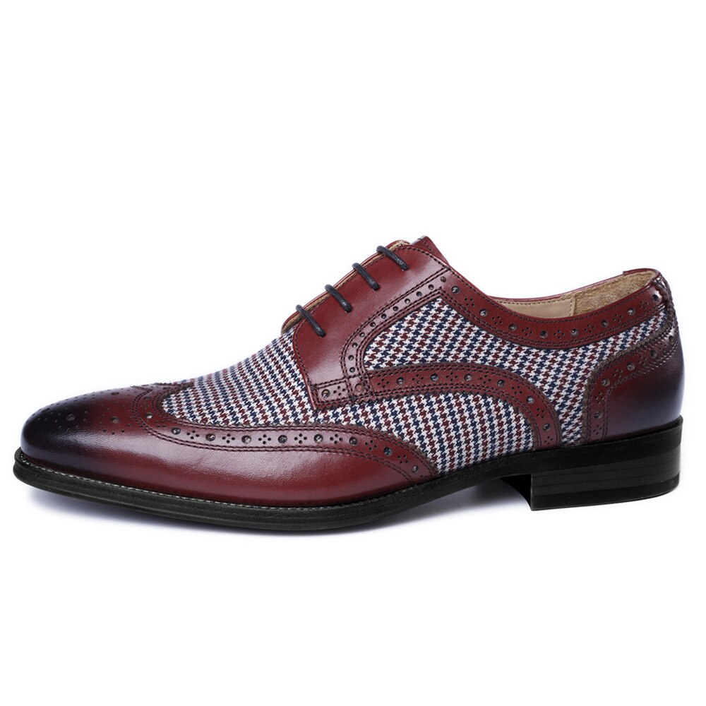 Dotato - Brogue Leather oxford shoes for men - Ashour Shoes