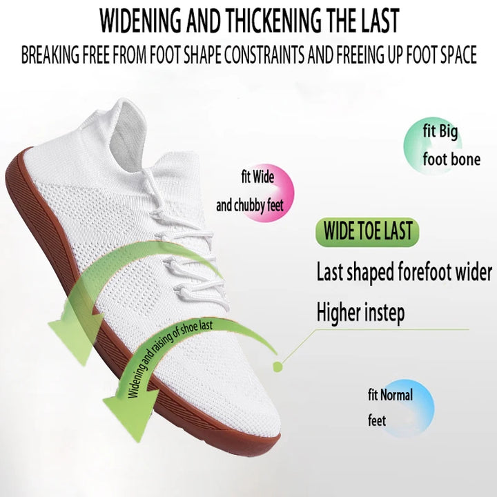 Svelto - Unisex Lightweight Breathable Minimalist Walking & Running Shoes