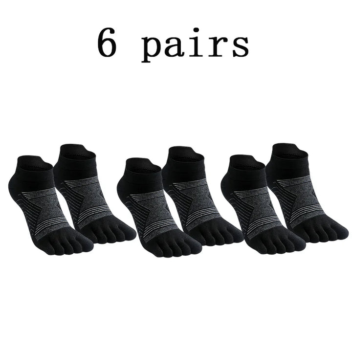 Agile3 - Unisex Merino Performance Toe Ankle Socks for Running & Hiking