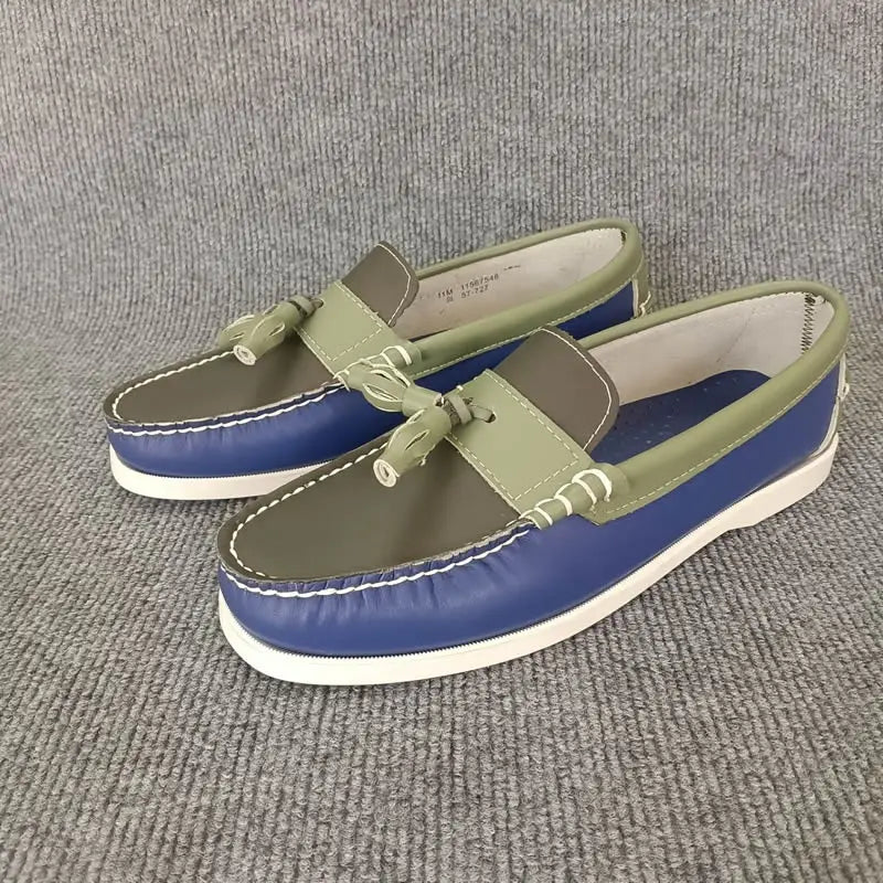 Nautico - Men's Handsewn Genuine Leather Boat Shoes - Ashour Shoes