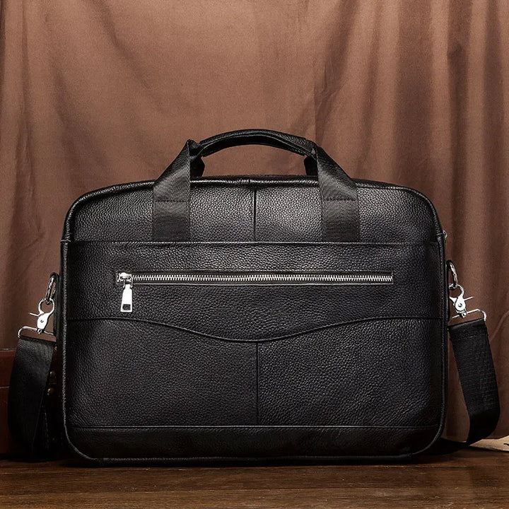 Ravino - Genuine Leather Business Briefcase – Professional Bag MultiPocket