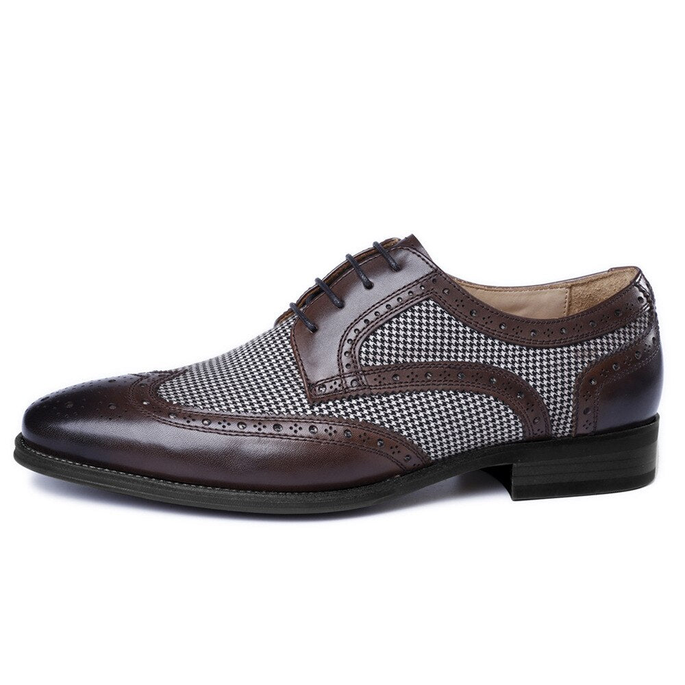 Dotato - Brogue Leather oxford shoes for men