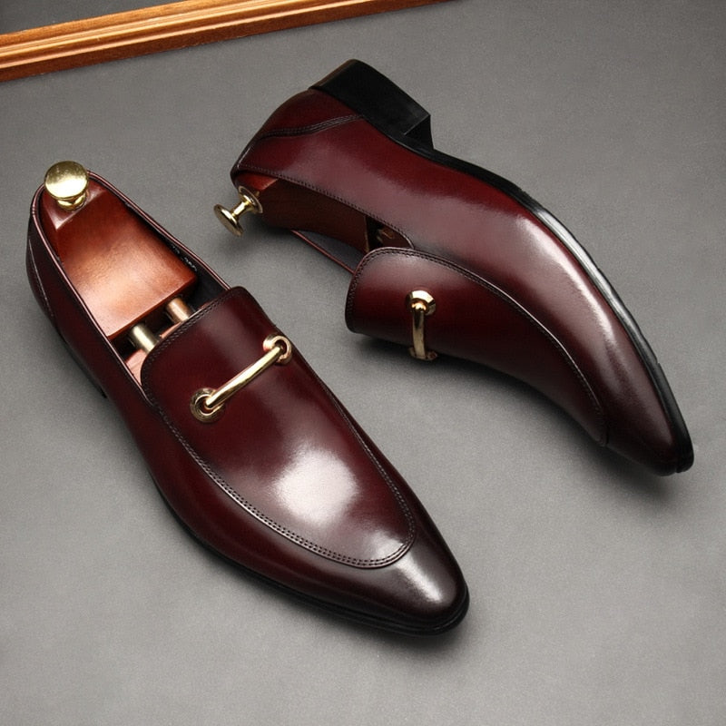 il Lusso Elegance - Italian Style Genuine Leather Loafers for Men - Ashour Shoes