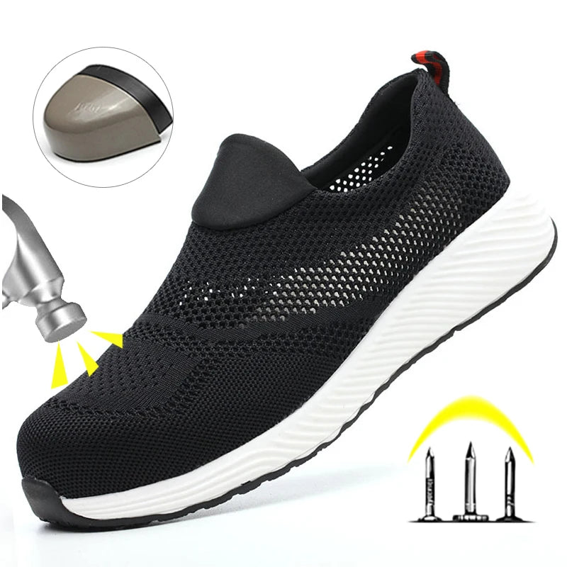 Forge 2 – Breathable Steel Toe Safety Mesh Sneakers/Shoes for work - Ashour Shoes