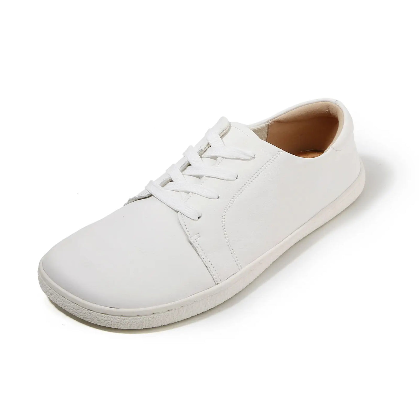 Natura - unisex Leather Barefoot Zero Drop Sneakers Wide Toe Box - Ashour Shoes