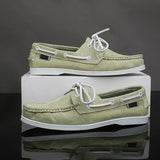 Marino - Men's Classic Suede Deck Loafers - Ashour Shoes